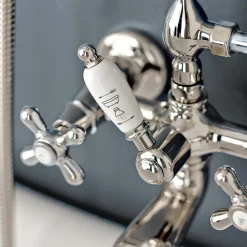 Gruppo Vasca da Bagno con Doccetta in Ottone Artigianale - Ercolina