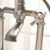 Gruppo Vasca da Pavimento in Ottone Made in Italy, Stile Vintage – Silvana