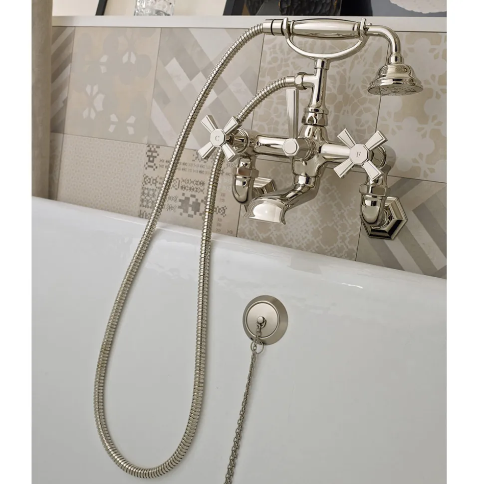 Gruppo Vasca in Ottone Made in Italy, Stile Vintage – Silvana