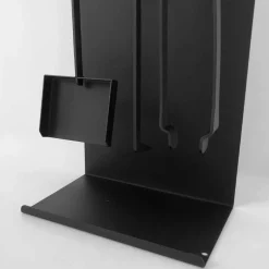 Insieme di Strumenti di Design per Camino in Acciaio Nero Made in Italy - Ostro