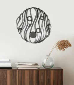 Installazione a Muro Design Moderno in Ceramica Traforata Made in Italy - Desta