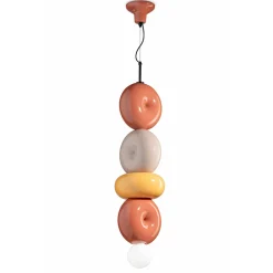 Lampada a 4 Elementi in Ceramica di Diverse Forme Made in Italy - Bumbum