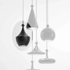 Lampada a LED Sospesa in Ceramica Made in Italy - Lustrini L3 Aldo Bernardi