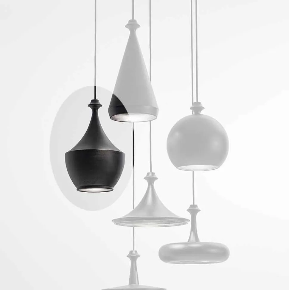 Lampada a LED Sospesa in Ceramica Made in Italy - Lustrini L3 Aldo Bernardi