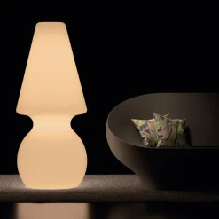 Lampada a Luce Led per Interni in Polietilene Made in Italy - Alvarez