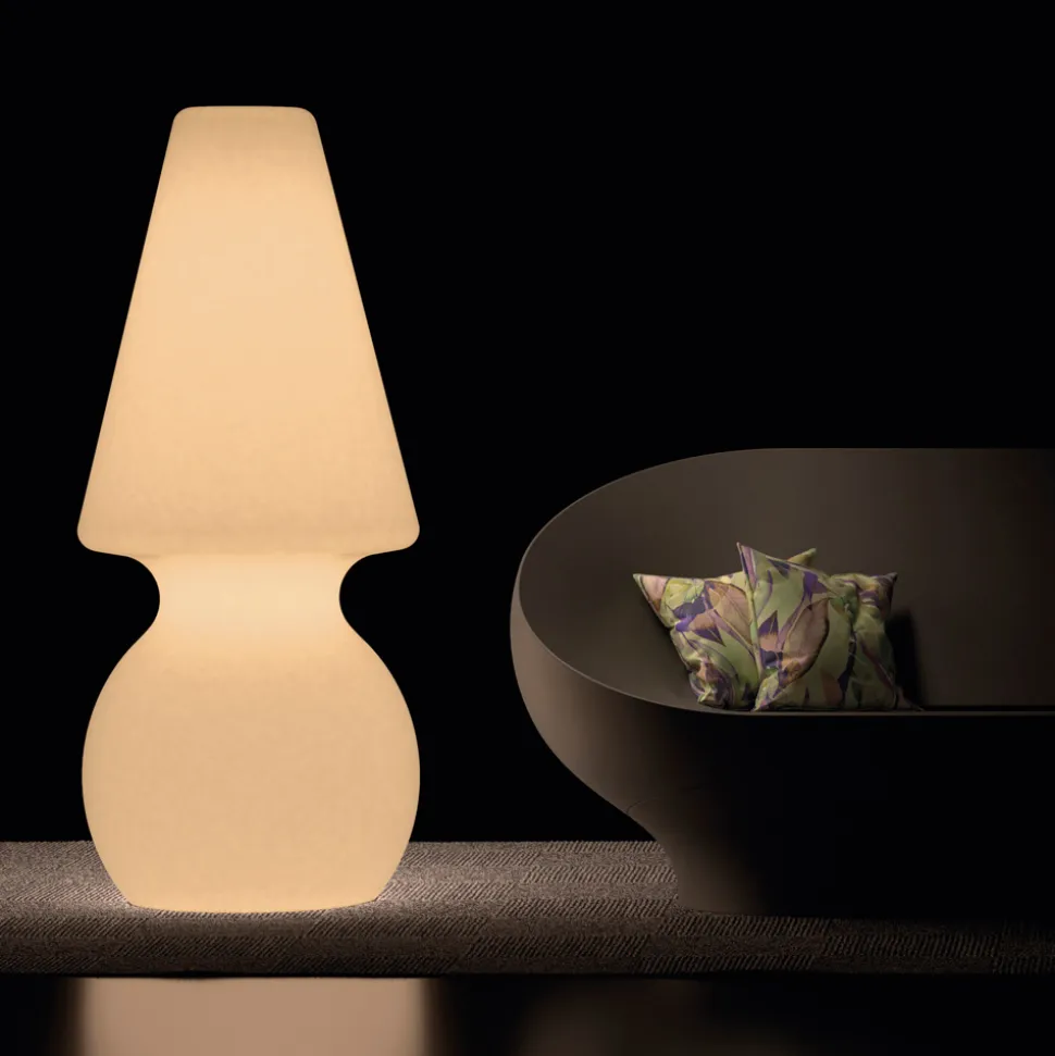 Lampada a Luce Led per Interni in Polietilene Made in Italy - Alvarez