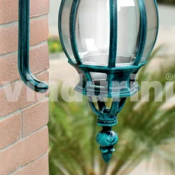 Lampada a muro da esterno in alluminio pressofuso made in Italy, Anika