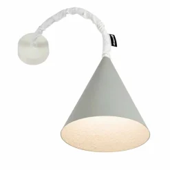 Lampada a muro di design In-es.artdesign Jazz a Cemento verniciata