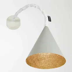 Lampada a muro di design In-es.artdesign Jazz a Cemento verniciata
