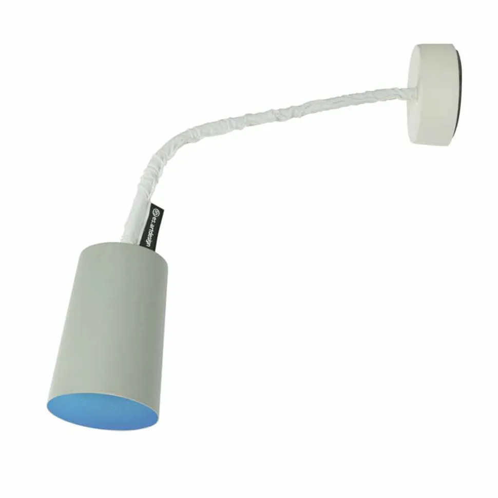 Lampada a muro di design In-es.artdesign Paint a Cemento verniciata