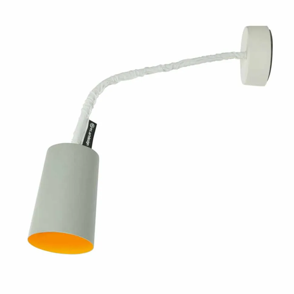 Lampada a muro di design In-es.artdesign Paint a Cemento verniciata