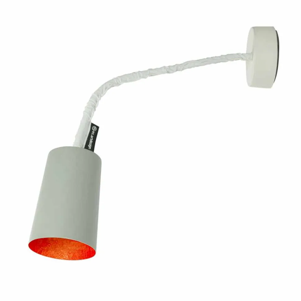 Lampada a muro di design In-es.artdesign Paint a Cemento verniciata