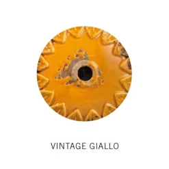 Lampada a Parete Artigianale a Mezzaluna in Ferro e Ceramica - Vintage