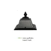 Lampada a Parete da Esterno in Alluminio e Vetro Made in Italy - Doroty