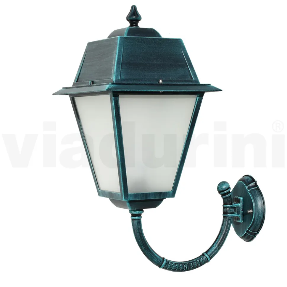 Lampada a Parete da Esterno in Alluminio e Vetro Made in Italy - Doroty