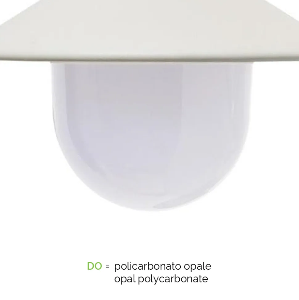 Lampada a Parete da Esterno Vintage in Alluminio Made in Italy - Cassandra