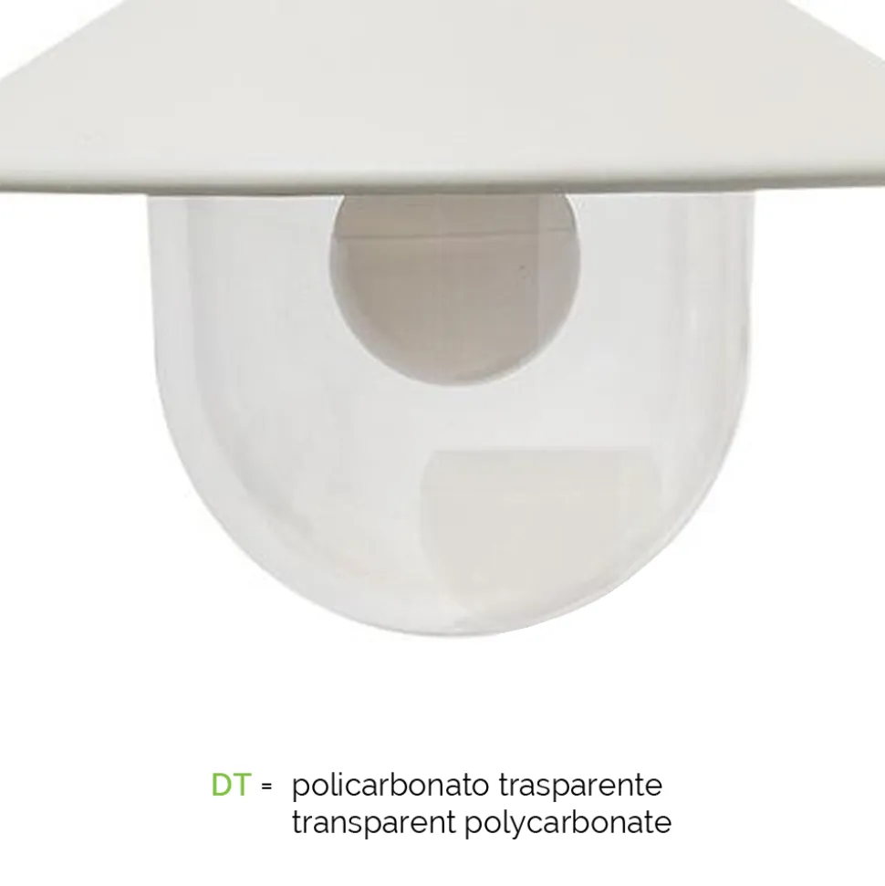 Lampada a Parete da Esterno Vintage in Alluminio Made in Italy - Cassandra