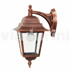 Lampada a parete da giardino in alluminio fatta in Italia, Aquilina