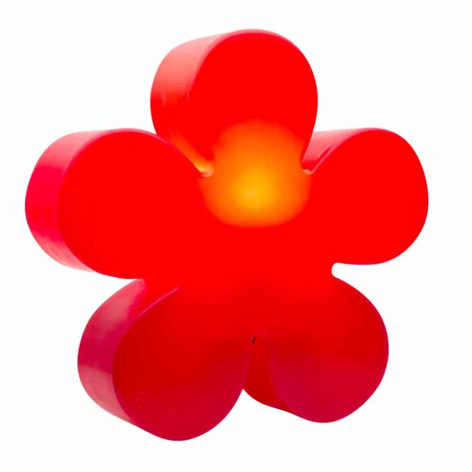 Lampada Appoggio per Interni o Esterni Design Moderno Fiore Colorato - Fiorestar