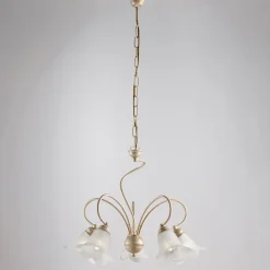 Lampada artigianale e metallo per ambienti raffinati Made in Italy– Cometa