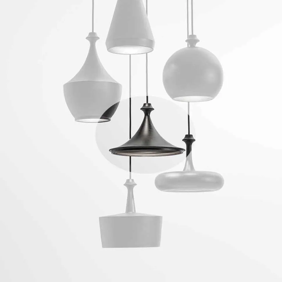 Lampada a Sospensione a LED in Ceramica- Lustrini L1 Aldo Bernardi