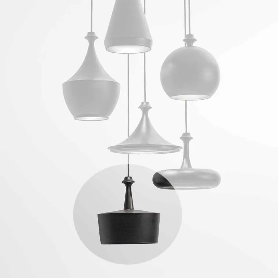 Lampada a Sospensione a Luce LED in Ceramica – Lustrini L6 Aldo Bernardi