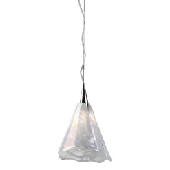 Lampada a Sospensione Artigianale in Vetro Veneziano Soffiato - Chrystal