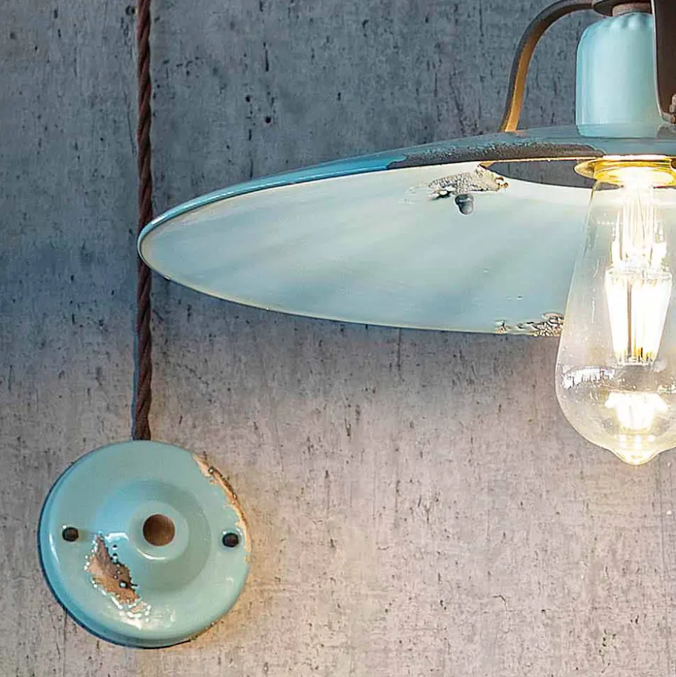 Lampada a sospensione con braccio direzionabile stile country Sally