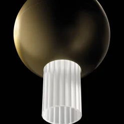 Lampada a Sospensione con Cilindro in Vetro Canneté Made in Italy - Oris