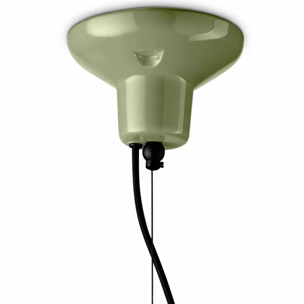 Lampada a Sospensione con 4 Elementi in Ceramica e Vetro Made in Italy - Copacabana