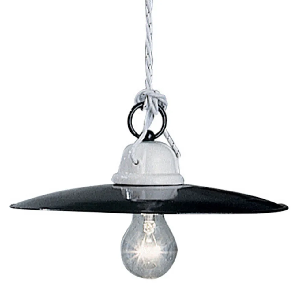Lampada a sospensione design rustico ceramica Ferroluce Potenza
