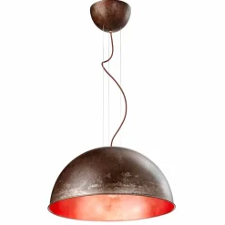 Lampada a sospensione design rustico Ø60 cm Galileo Il Fanale, made in Italy