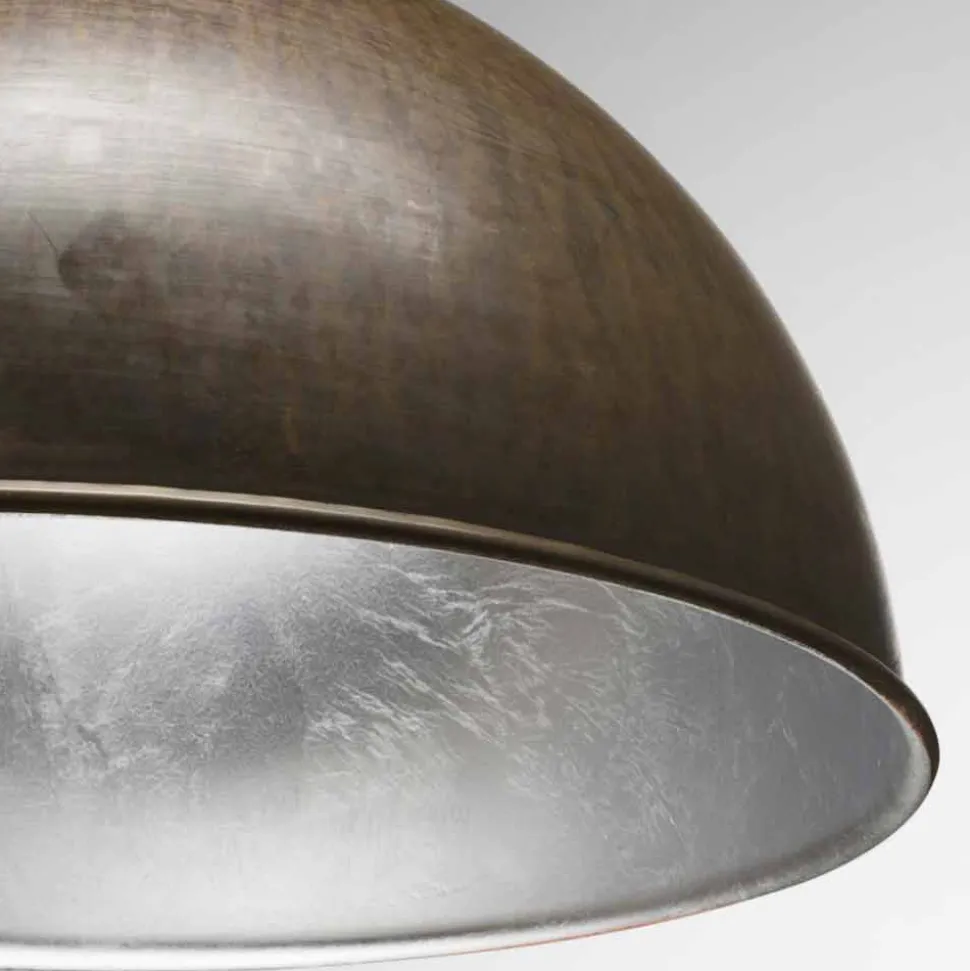 Lampada a sospensione design rustico Ø60 cm Galileo Il Fanale, made in Italy