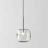 Lampada a Sospensione di Design in Metallo e Vetro Made in Italy - Donatina