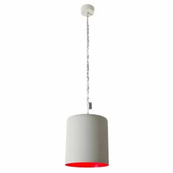 Lampada a sospensione di design In-es.artdesign Bin Cemento verniciata