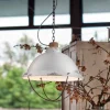 Lampada a sospensione di design industriale artigianale Clara