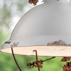 Lampada a sospensione di design industriale artigianale Clara
