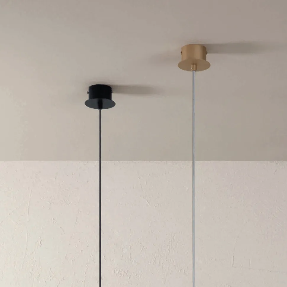 Lampada a Sospensione in Alluminio Verniciato a Polvere e Cavo Regolabile - Buxus
