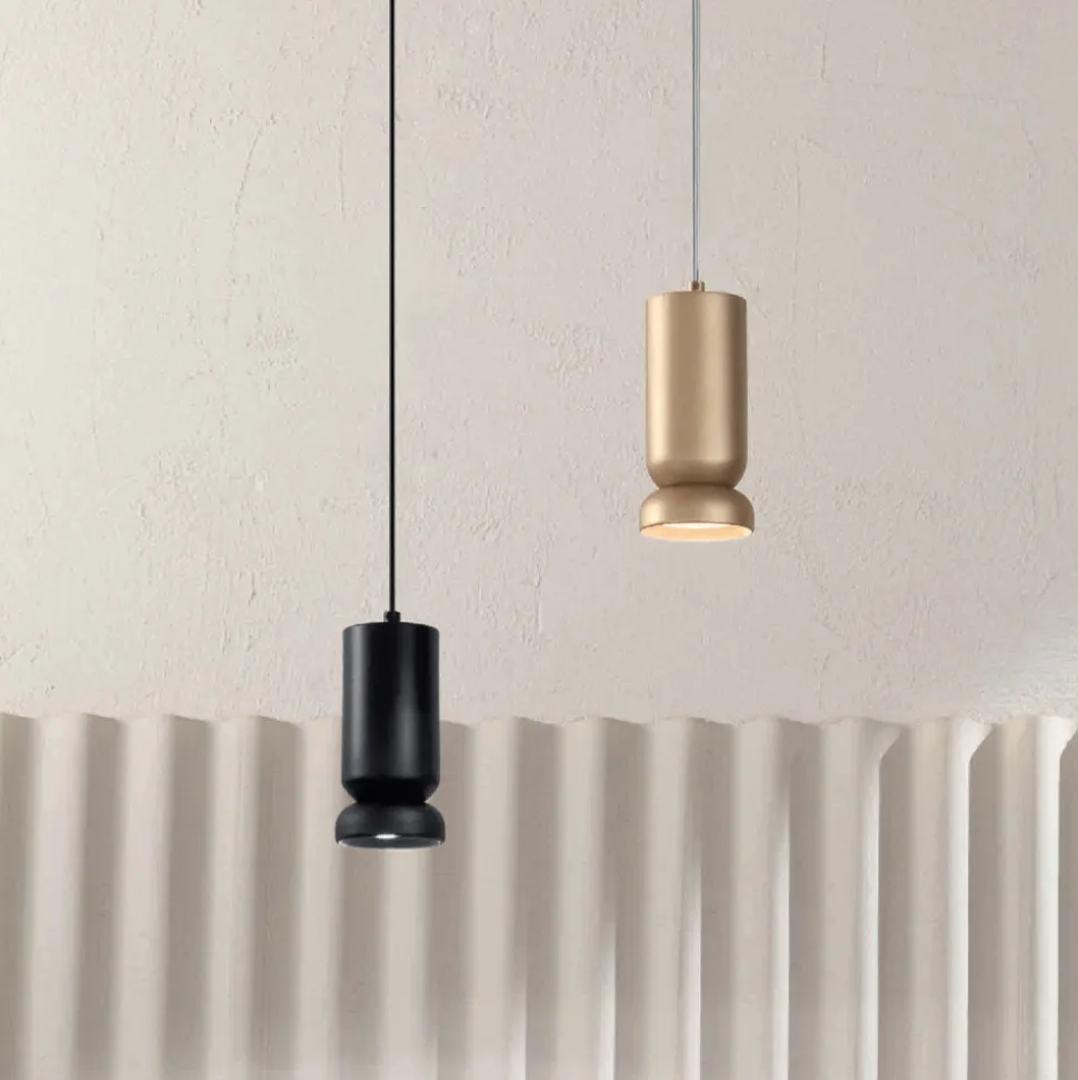 Lampada a Sospensione in Alluminio Verniciato a Polvere e Cavo Regolabile - Buxus