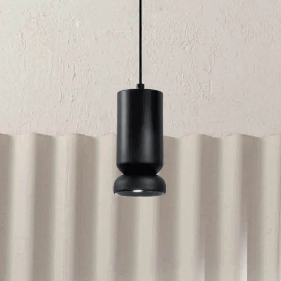 Lampada a Sospensione in Alluminio Verniciato a Polvere e Cavo Regolabile - Buxus