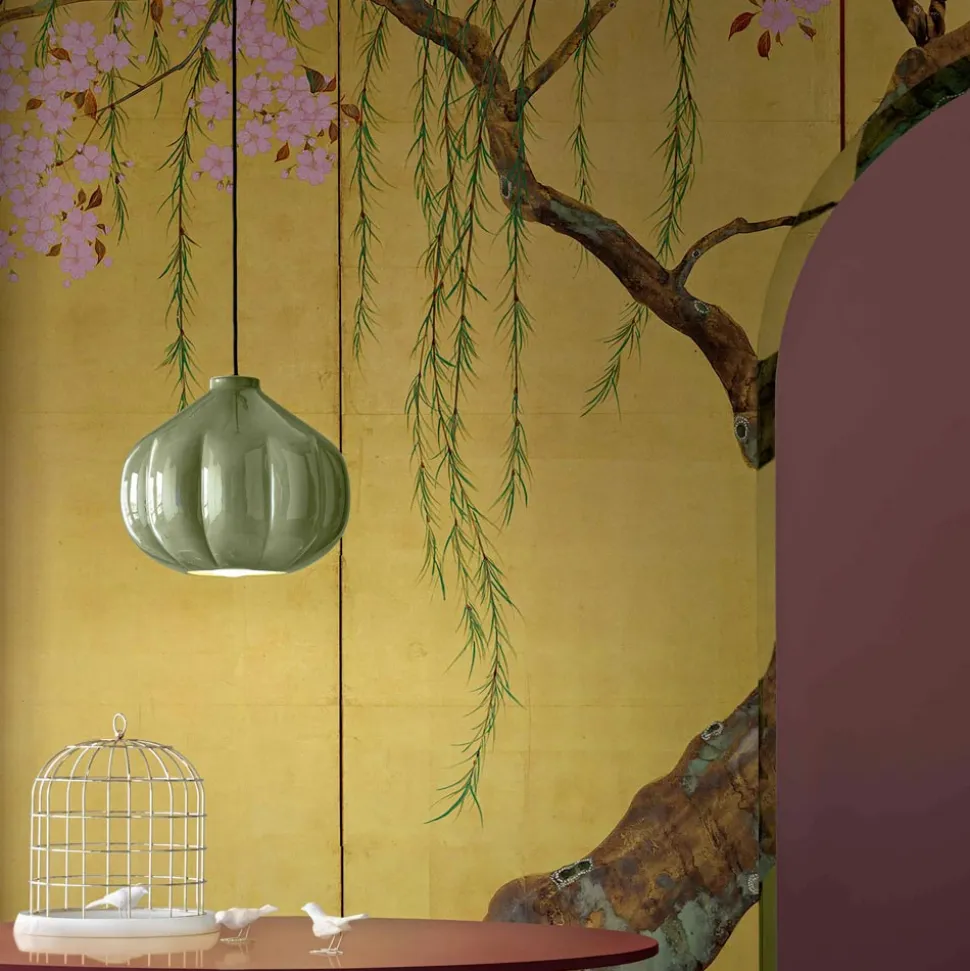Lampada a Sospensione in Ceramica di 2 Finiture Made in Italy - Afoxe