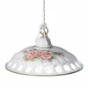 Lampada a Sospensione in Ceramica Fatta a Mano in Italia con Passanastri - Napoli