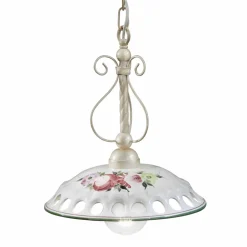 Lampada a Sospensione in Ceramica Artigianale con Passanastri - Napoli