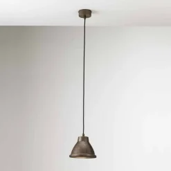 Lampada a sospensione industriale in ferro Loft Mini Il Fanale