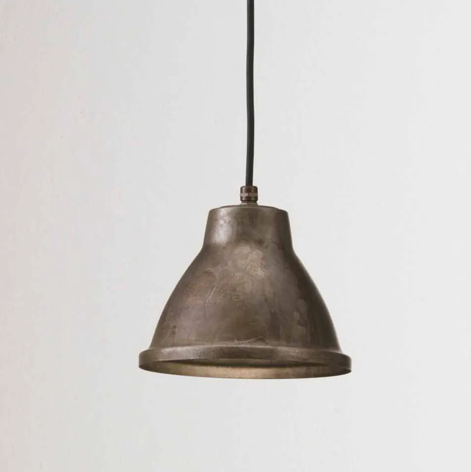 Lampada a sospensione industriale in ferro Loft Mini Il Fanale