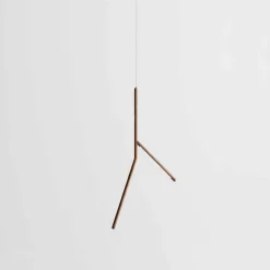 Lampada a Sospensione in Legno Massello in Diverse Finiture Made in Italy - Orlov