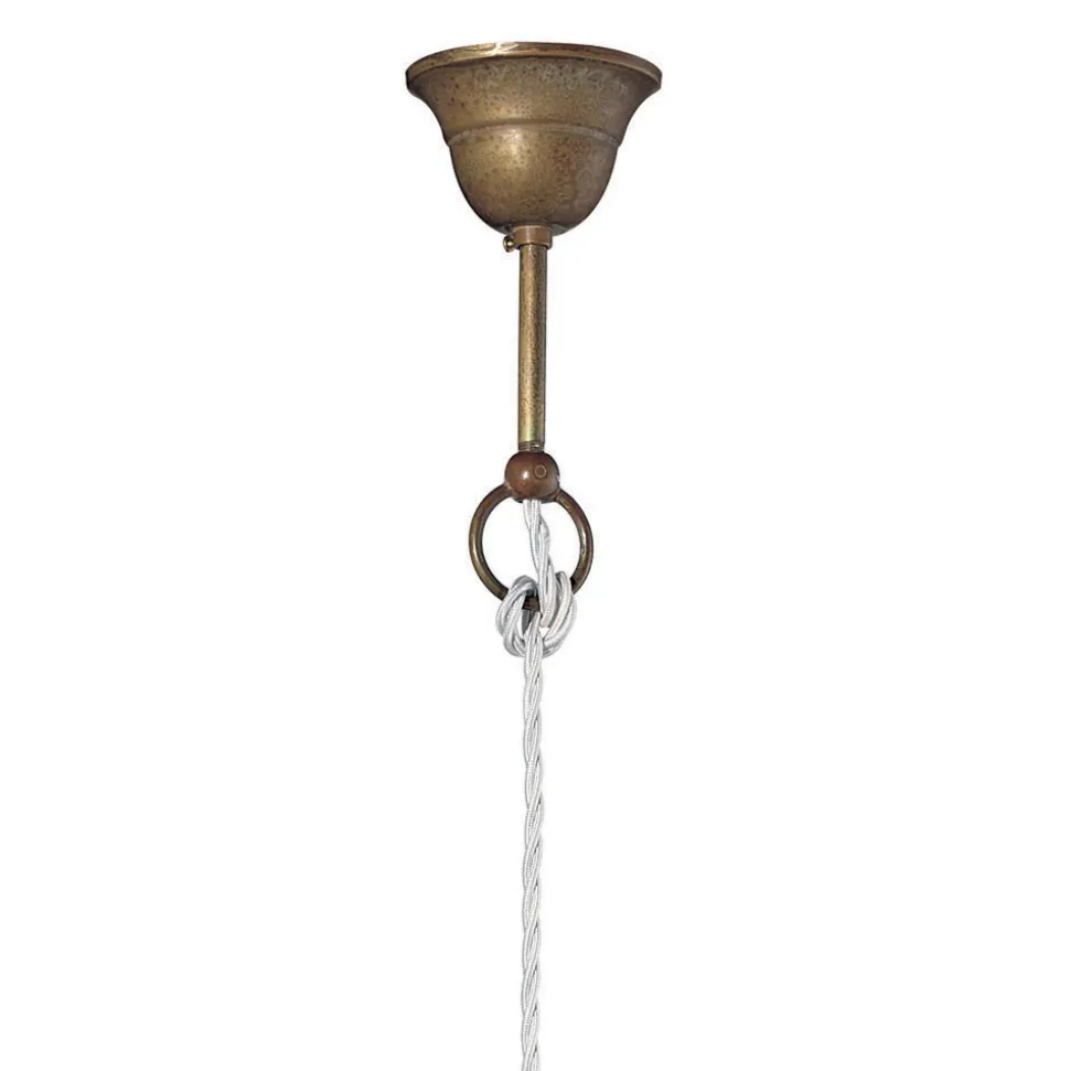 Lampada a Sospensione in Ottone e Rame Made in Italy - Chiocciola