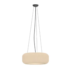 Lampada a Sospensione in Polietilene Color Alabastro Made in Italy - Disco