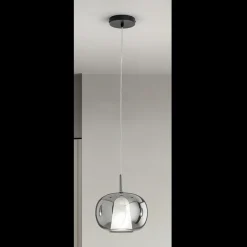 Lampada a Sospensione in Vetro Soffiato a Doppio Strato Made in Italy - Trilly
