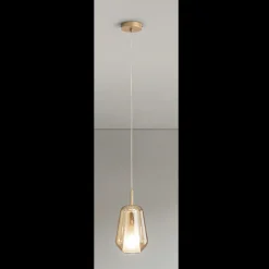 Lampada a Sospensione in Vetro e Filo Trasparente Made in Italy - Trilly